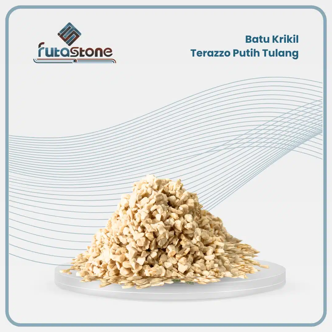 Batu pecahan granit bahan baku terazzo