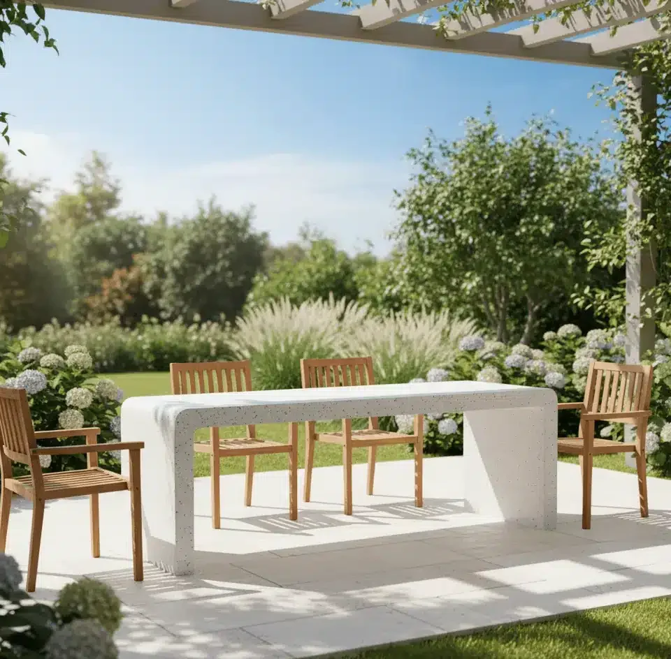 Meja Taman Terazo (Teraso) Futuristik