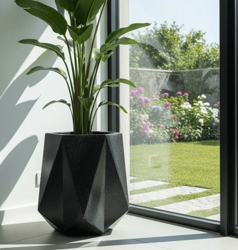 Pot Tanaman Terazo (Teraso) Tipe Hexagon