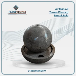 air mancur bentuk bola
