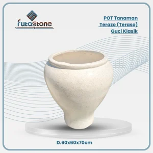 pot tanaman terazo (teraso) gentong guci clasic