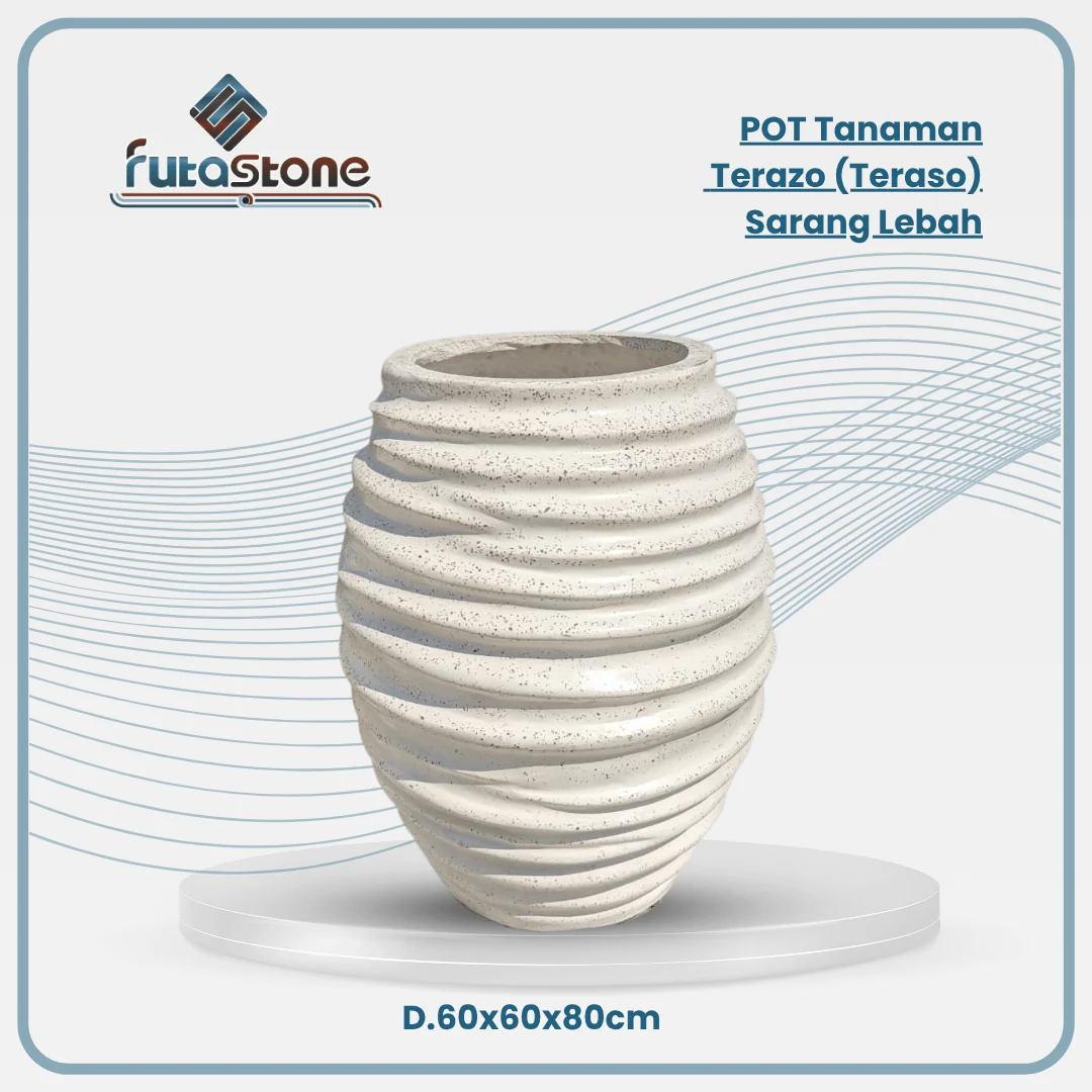 pot tanaman terazo (teraso) sarang lebah