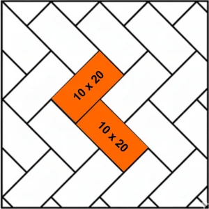 Herringbone 45° Pattern