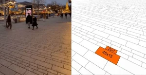 Pola Susunan Batu Alam di Pedestrian Eropa