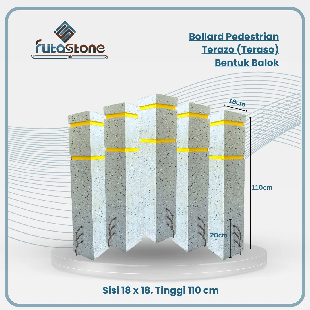 Proyek Bollard Stik Terazzo
